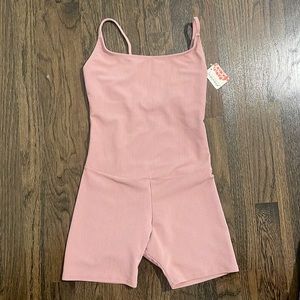 Free People Movement Ribbed romper